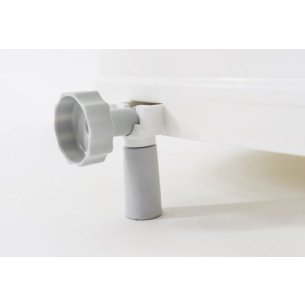 Beslag för toalettförhöjare vägghängd