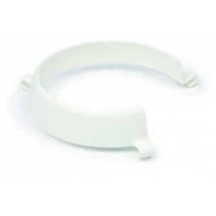 Tallrikskant, sätts på en vanlig tallrik med tre små grepp, ger hög kant, bra för äldre